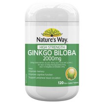 네이쳐스웨이 징코 빌로바 2000mg 120정 혈액순환 촉진