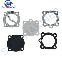 보트 엔진 선외기 15170-93911 스즈키 선외 모터 dt9.9 dt15 부품 용 연료 펌프 다이어프램 개스킷 세트