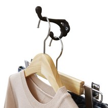 벽후크 옷걸이 행거 빈티지 주물다보 2걸이 (中), (다크브론즈)