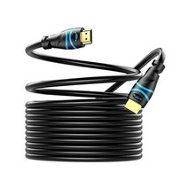 BlueRigger 4K HDMI Cable 50ft (HDR10 in-Wall CL3 Rated 하이스피드 30Hz HDCP2.2 eARC) - 롱 Compatible w, 50FT_1