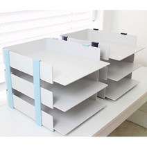 데코트레이3단 서류받침, 02 민트