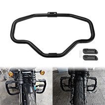 호환 할리데이비슨 sportster xl 1200 883 48 72 iron roadster superlow custom 오토바이 고속도로 크래시 바 프론트 엔진 가드 블랙