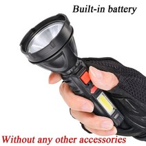 초강광led손전등 야외용고휘도손전등 연기투시랜턴 xhp50 슈퍼 강력한 led 손전등, 패키지 나, EU 플러그