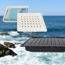 바다의 힘 보온 보냉 회접시 해산물 고기 접시 신선함 유지 회사라, 화이트