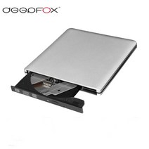 블루레이플레이어 외장cd롬 Deepfox USB 3.0 외부 CD-RW/DVD-RW DVD 버너 드라이브 레코더 광학 태블릿 PC 맥 노트북 슬림, 단일옵션