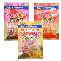 애묘 간식 캐티맨 도미맛살 슬라이스 25g, 단품