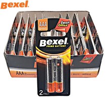 Bexel 벡셀 알카라인 건전지 AAA 2PACK(낱개) 1BOX, 40개입, 1개