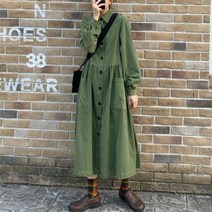 루즈핏?코듀로이?골덴?롱?원피스