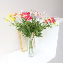 [바보사랑] 하늘하늘 코스모스 조화꽃 (5color), 컬러:옐로우