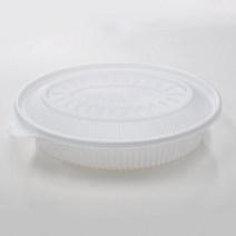 TY-340파이 타원찜용기(대) 3100ml 화이트 100개 세트