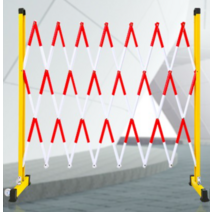 이동식 스테인리스 바리케이트 접이식 주차장 운동장, 1.2x5m 튜브형 레드 화이트