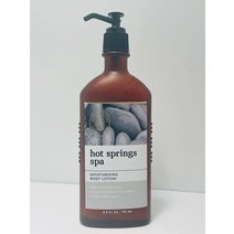 Bath and Body Works 아로마테라피 핫 스프링 스파 바디 로션 184.3g (6.25온스) 유리 펌프 병 배쓰앤바디웍스
