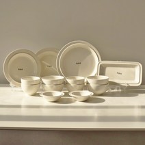 시라쿠스 메이플 4인 그릇 세트 14p 6색상, 코지-블루