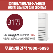LG 스탠드 에어컨 냉난방기 인버터 킬러 31평 (PW1103T2FR)