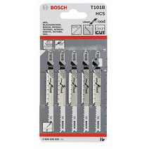 BOSCH 목재용직소날T101B 5PCS, 단일 수량