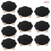 초크아트 블랙보드입간판 흑칠판 메뉴판 10 개 나무 미니 칠판 구름 모양 테이블 로그인 메모 메시지 스탠, 한개옵션1, 한개옵션0