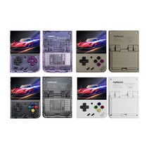 [SHAOMI]Miyoo mini plus 레트로 PS1 게임기 3000mAh 리튬배터리 3.5인치 스크린 미유 미니 플러스 게임기 본체, 그레이