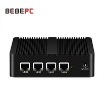 스틱PC 초 미니 PC MINIPC 안드로이드 피시 BEBEPC-팬리스 방화벽 라우터 인텔 셀러론 J1900 N2830 4 LAN Pfsense 우분투 윈도우즈 10 산업용 컴퓨, Celeron N2830, 4GB RAM 128GB SSD