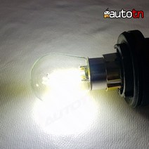 CD 광전 12V 오토바이 자동차 순정 싱글전구 필라멘트 COB LED 흰색 빨강 노랑 깜박이전구 윙카, 1개, 빨강+캔슬러