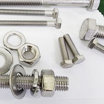 소량판매 스텐육각볼트 M24볼트/너트/평와샤/낱개판매, 규격, M24x90