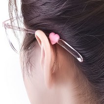 톡톡창고 하트 패션 안경 귀고무 고정 안경다리 귀팁