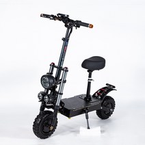 EIDS-155 NUHAPIO 고출력 전기 전동 스쿠터 장거리용 80KM 이륜차 킥보드, 01.BLACK