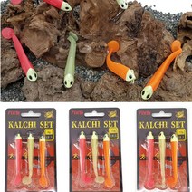 파미 갈치루어셋트 완성채비 물결무늬 트리플훅채용 모노낚시, 10g