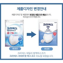 크리넥스 데일리 방역 마스크 KF94 대형 1입, 1개입, 100개, 상세페이지 참조