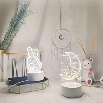 앤트 3d led 무드등 수면등 독서등 신혼부부집들이선물, 귀요미푸들푸들
