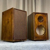 제작 원목 스피커 케이스 우퍼 나무 스피커통 4인치 5인치, 4인치 브라운
