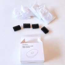 냥이마트 반려동물 자동급수기 무소음 정수기 꿀벌 분수대 2L, 냥이마트 정수기&모터 필터만(4+4EA)