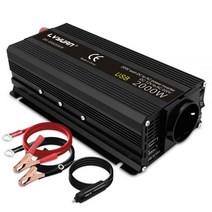 자동차 인버터 12 V 220 전원 500W/1500W/2000W 변환기 2 USB EU 소켓 Webasto 볼트 자동 반전 v 변압기 태양광, 12V 220V 2600W
