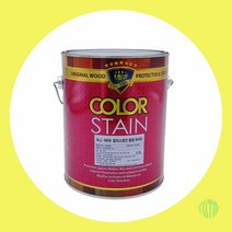 올뉴 칼라스테인 목재용 오일스테인 3.5L 13종 오일스텐 우드스테인, 옐로우