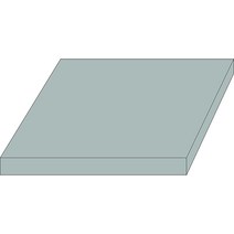 Sorbothane 진동 댐핑 시트 스톡 (50 Duro 1/10 x 12 x 12인치), 50 Duro, 1 x 12 x12in
