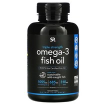 스포츠리서치 RTG 오메가3 피쉬 오일 1250mg 120정 오메가3지방산 도코사헥사엔산, 1개
