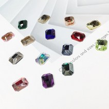 픽W2EF9E5도매 MC 직사각7602 평스톤8x6mm10개입15컬러 네일파츠 셀프젤네일, SA사파이어, 1개판매[1]_yg