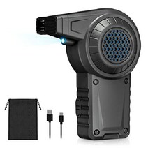 리시비 차량용 무선청소기 카메라 렌즈 청소용 송풍기 35000RPM 2단 LED, C1-그레이