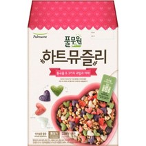 풀무원 하트 뮤즐리 통곡물 3가지 과일과 야채 320g, 1개