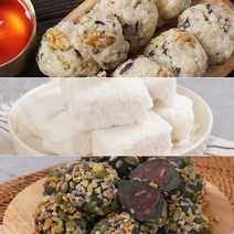 떡미당 [떡미당] 우리쌀로 만든 현미 영양떡 600g+백설기 500g+씨앗 오메기떡 600g, 단일옵션