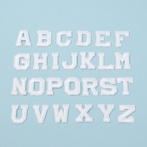 리폼왕 알파벳 열접착 와펜 26종세트 DIY 자수패치, 상세페이지 참조, 상세페이지 참조