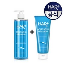 헤어플러스 아쿠아 단백질 샴푸 500ml+트리트먼트 210ml