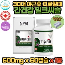 30대 직장인 야근후 잔업후 지칠때 밀크씨슬 간영양제 1통 2개월분 아침에 일어나기 힘들때 피곤할때 추천
