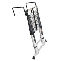 후크 사다리 직선 알루미늄 고리달린 이동식 폴딩, 밸런스바x-10cm 후크-2.6m-높이92cm