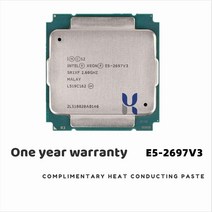 인텔 호환 제온 E5-2697 v3 E5 2697 2.6 GHz Fourteen 코어 스물 여덟 스레드 35M 145W 22nm CPU 프로세서, 한개옵션0