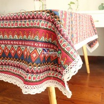 감성 캠핑꾸미기 차박 식탁보 테이블천 테이블보, 상세이페이지 참고, 레드 90x90cm