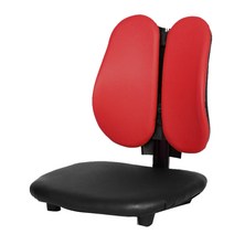 체어포커스 기능성 엔젤좌식 G00 기본형 의자 인조가죽, 레드와인