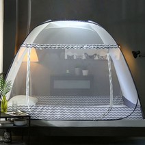(보경샵) U자형 원터치 접이식 모기장 텐트모기장 원터치모기장 1~2인용(1.2*1.9*1.4M) 2~3인용(1.5*2.0*1.5M) 3~4인용(1.8*2..0*1.5M), 연한커피색