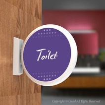 세경케이알 PTCA041 화장실돌출표지판 원형표지판 돌출간판 복도표시판 표찰 안내판 실내간판 남자용 여자용 장애인용 공용 toilet restroom, 150X150