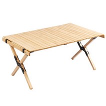 캠핑 소나무 우드롤테이블, 혼합색상