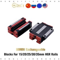 전기자재상 HGH15CA HGW15CC HGH20CA HGW20CC HGH25CA HGW25 HGH30 HGW30 슬라이더 블록 매치 선형 레일 CNC diy 부품에 HGR 가이드, HGH15CA carriage